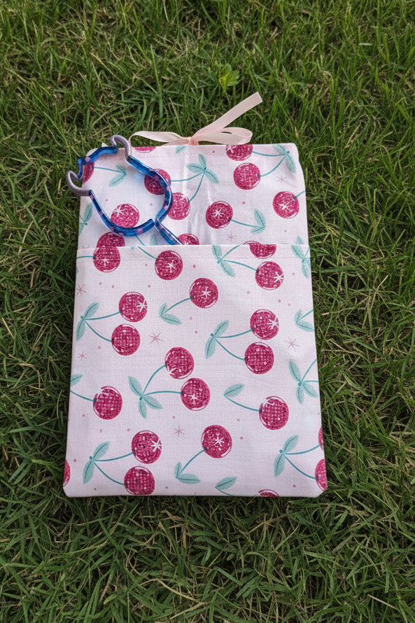 Pink cherry Book/Kindle sleeve