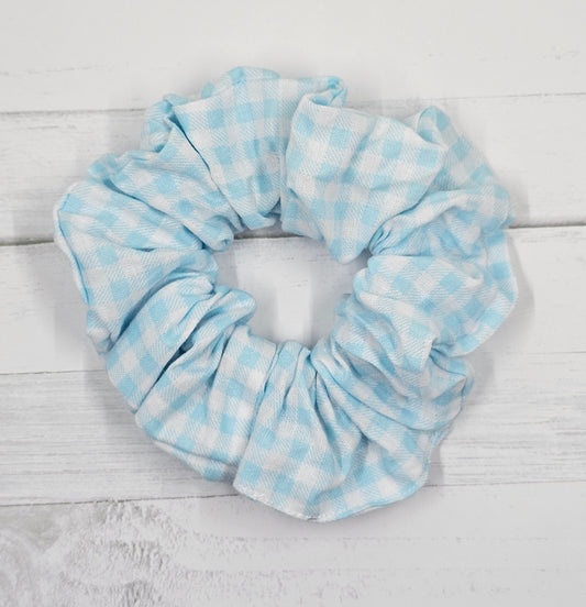 sky blue checkered